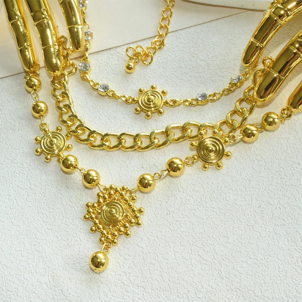 Choker Necklace – Hand Charms – Metal Alloy | KIMLUD