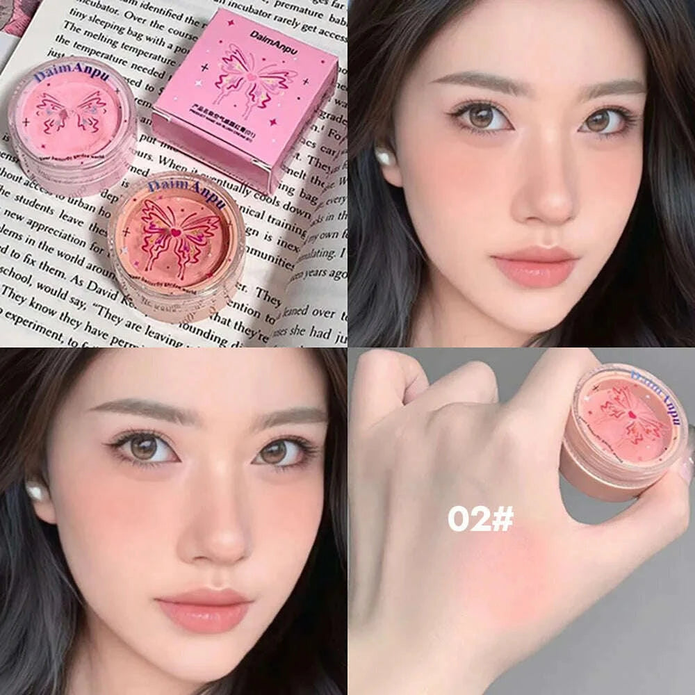 airy-blush-clay-pigmented-powdery-cream-blusher-daimanpu-long-lasting-tender-look-uplifting-color-matte-girlish-blushkimlud-womens-fashion-34599159