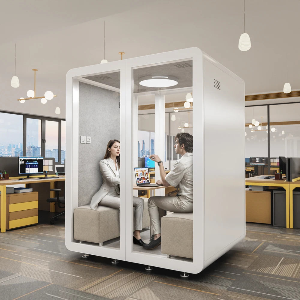 Soundproof Booth - Silent Acoustic Cabin - Steel Frame | KIMLUD