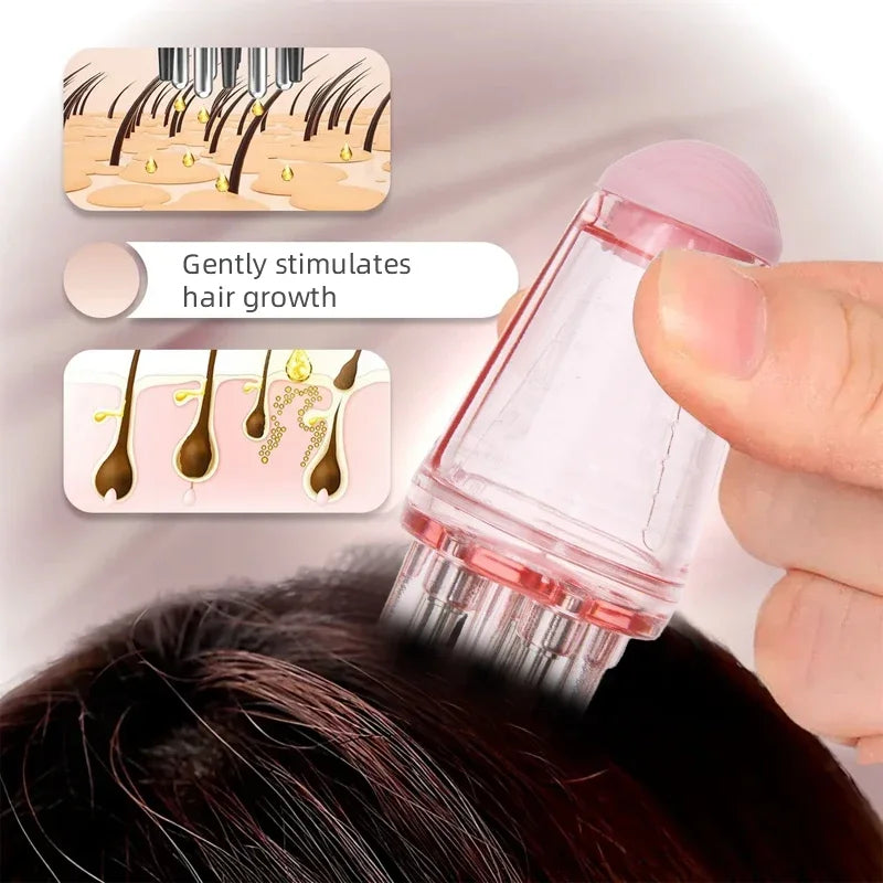 Translucent Plastic Hair Dye Tool Set With Applicator Bottle And Comb — Pink | KIMLUD