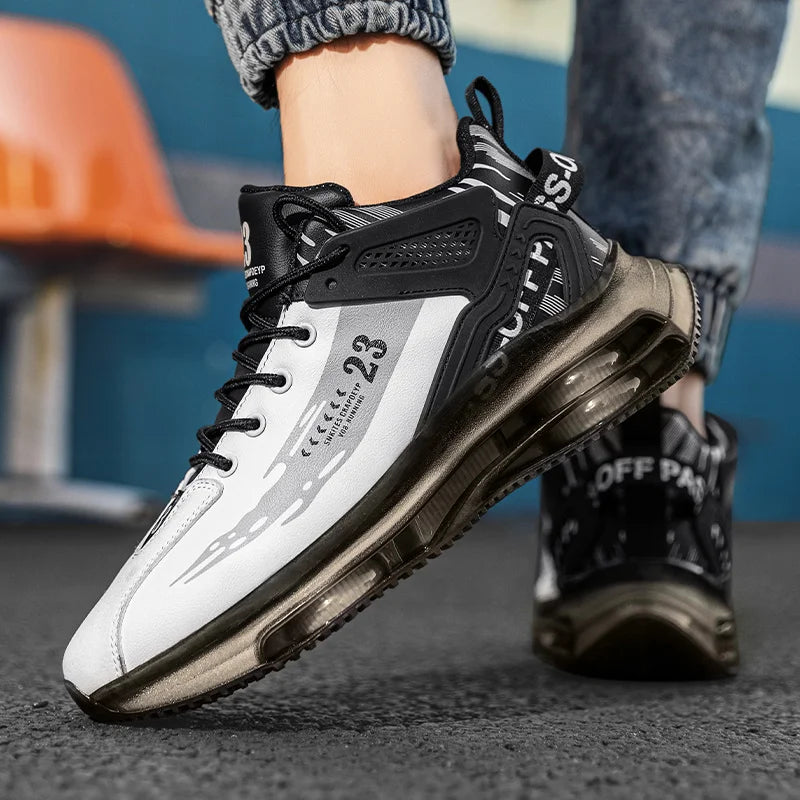 Mesh Breathable Sneakers Cushioned EVA — White | KIMLUD