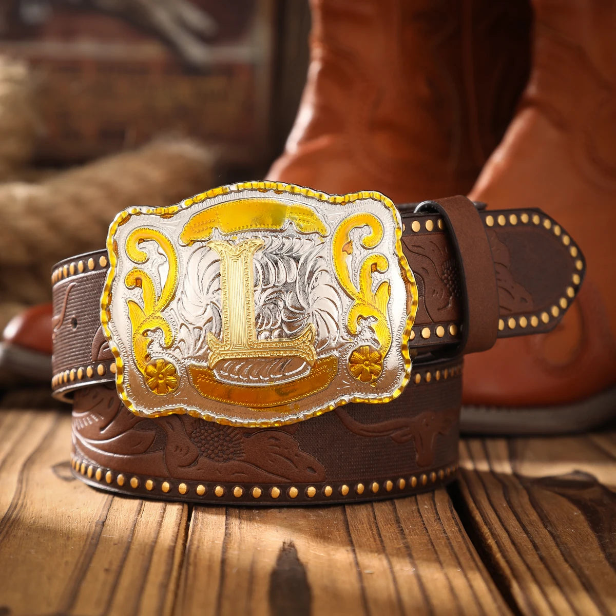 Vintage PU Leather Western Solid Belt — Black | KIMLUD