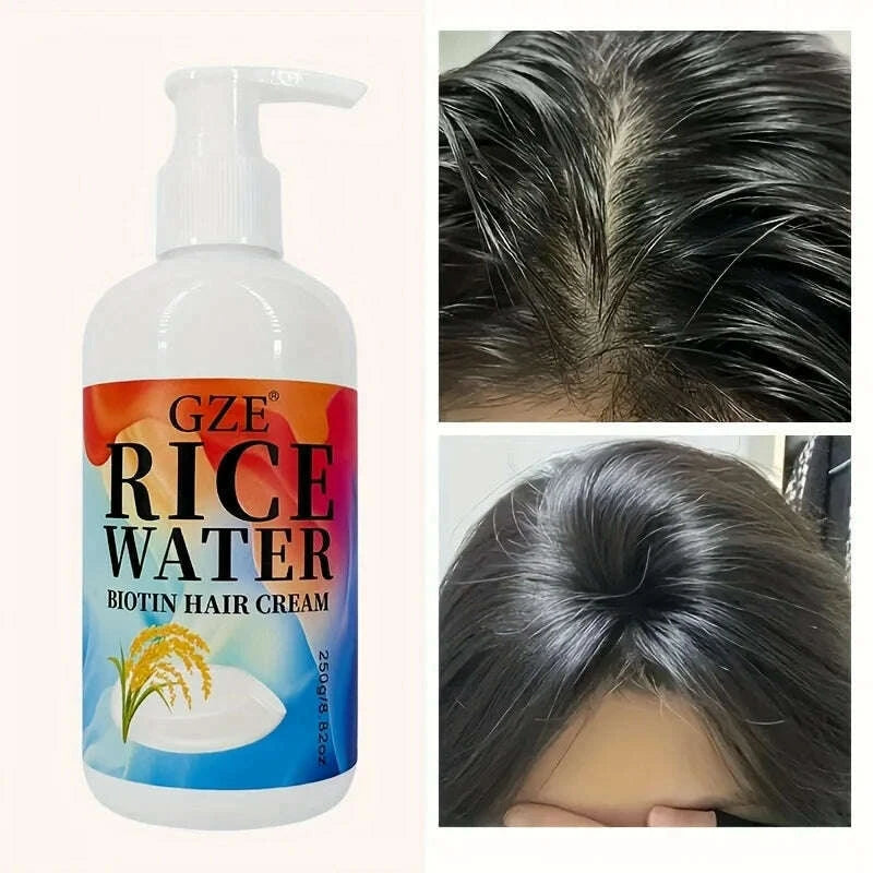 gze-rice-water-biotin-hair-cream-strong-hair-deep-hydrating-moisturizing-for-all-hair-typeskimlud-womens-fashion-34619689