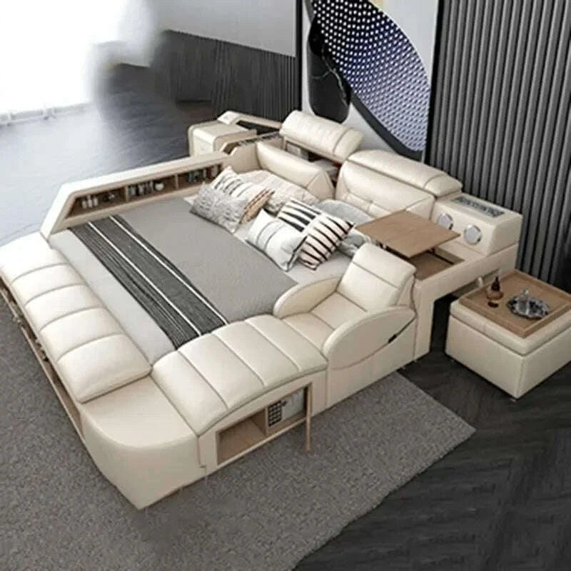 adjustable-electric-double-bed-frame-with-massager---modern-multifunctional-king-size-furniture-setkimlud-womens-fashion-34604019