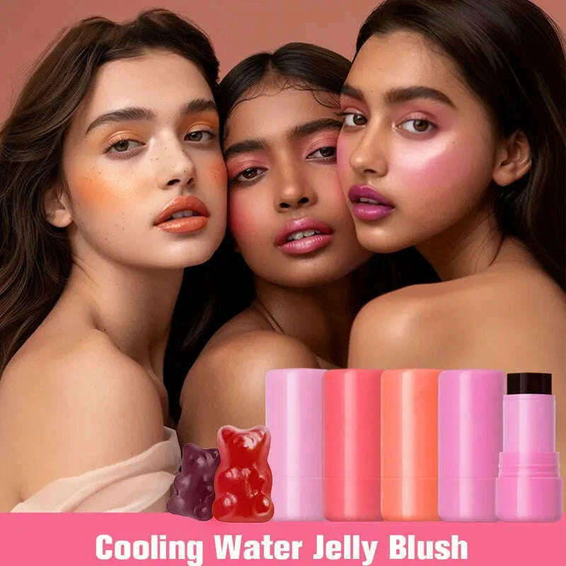 jelly-blush-lip-gloss-stick-for-lazy-people-to-contour-even-skin-tone-brighten-and-color-easy-to-apply-for-both-lips-and-facekimlud-womens-fashion-34598549