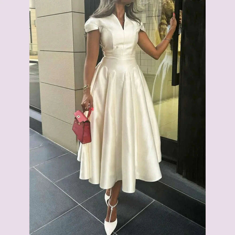 freeacy-womens-elegant-dress-v-neck-cap-sleeves-slim-fit-a-line-party-dresses-solid-color-high-waist-pleated-midi-dress-kimlud-kimlud-33922342