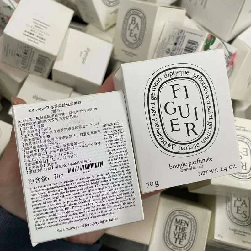 KIMLUD, 70g Classic Baies Aromatherapy Candle Natural Plant Essential Oil Mini Amber Scented Candle Home Fragrance Decor Christmas Gift, KIMLUD Womens Clothes