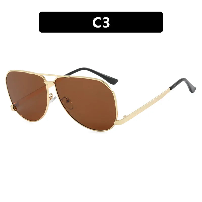2025 Women Sunglasses Aviation Sung Glasses Retro Female Pilot Driving Travel Outdoor Ins Eyewears Oculos De Sol UV400