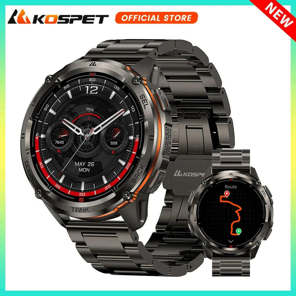 kospet-tank-t3-ultra-2-gps-smart-watch-for-men-smartwatch-compass-altimeter-barometric-5atm-ip69k-waterproof-amoled-mens-watcheskimlud-womens-fashion-34609190