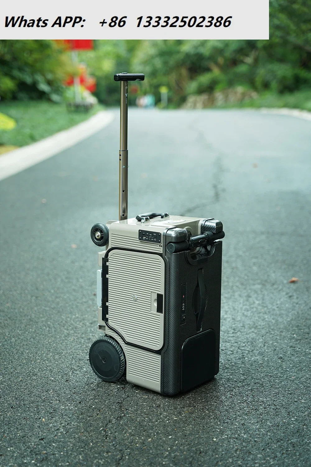 Smart Riding Boarding Bag Elderly Scooter 20-Inch Electric Luggage Multi-Function Trolley Suitcase