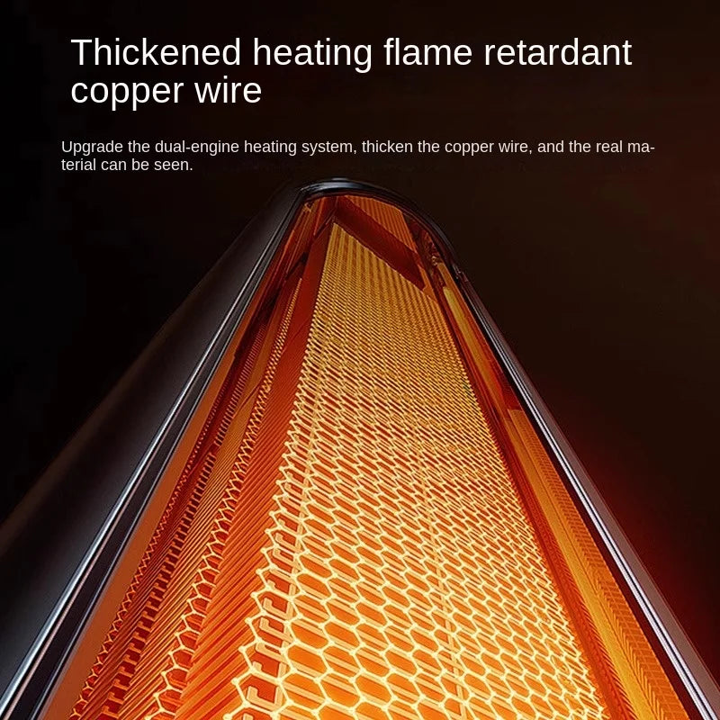 2 IN 1 Car Cooling & Heater Fan 12V 150W 24V 150W Auto Windshield Anti-Fog Electric Heating Dryer Defogging Demister Defroster