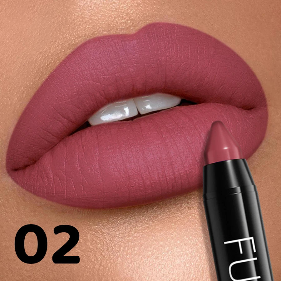 16 Color Nude Brown Lipliner Pen Waterproof Lipstick Sexy Red Matte Contour Lip Tint Lasting Lips Korean Makeup Product Lipgloss