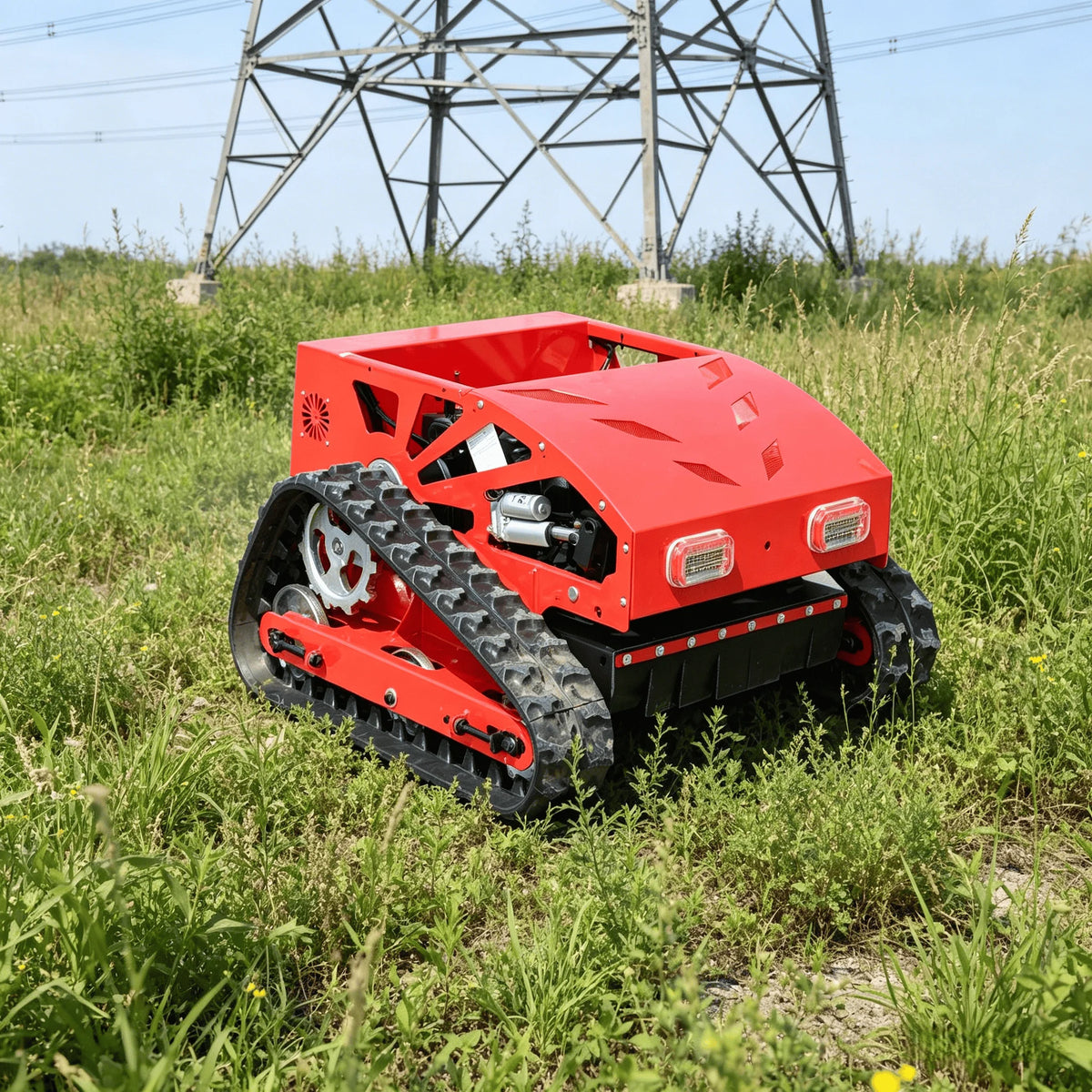 Robotic Lawn Mower – Remote Control – 550mm Cutting Width – 0-3 KMH | KIMLUD
