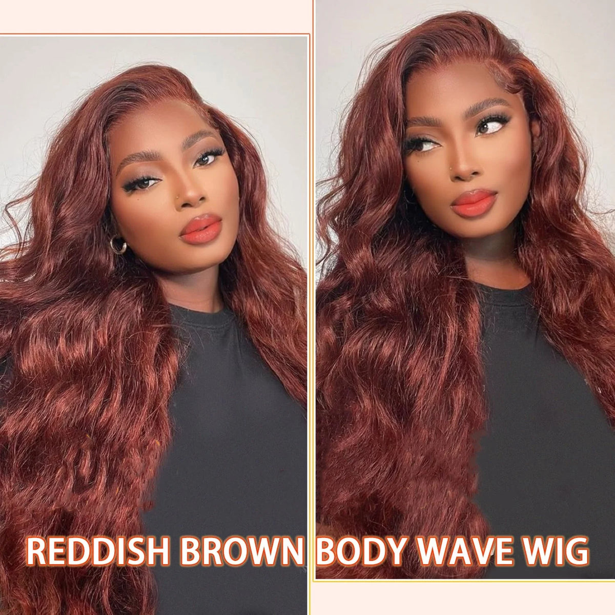 Lace Front Wig – HD Lace – Human Hair – Chocolate Brown | KIMLUD