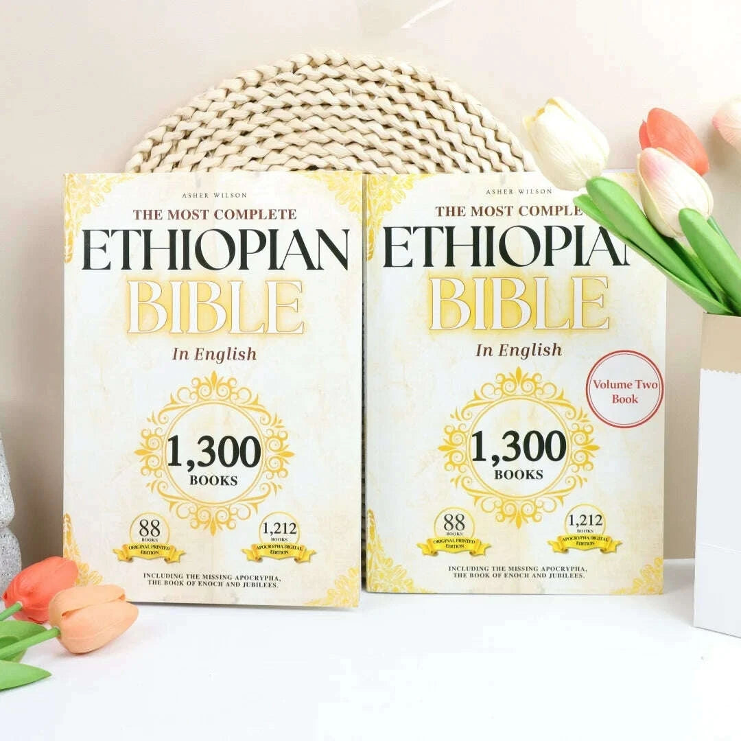 (Two-Pack) THE COMPLETE ETHIOPIAN BIBLE in English 88 Scriptures: including Missing Apocrypha, Book of Enoch, Jubilees.