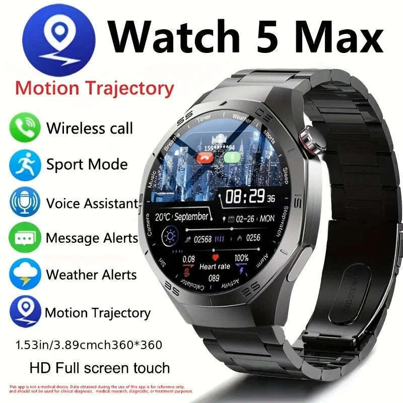 2025new-for-android-and-ios-smart-watch-men-amoled-screen-gps-motion-trajectory-heart-rate-bluetooth-calls-smartwatch-waterproofkimlud-womens-fashion-34607628