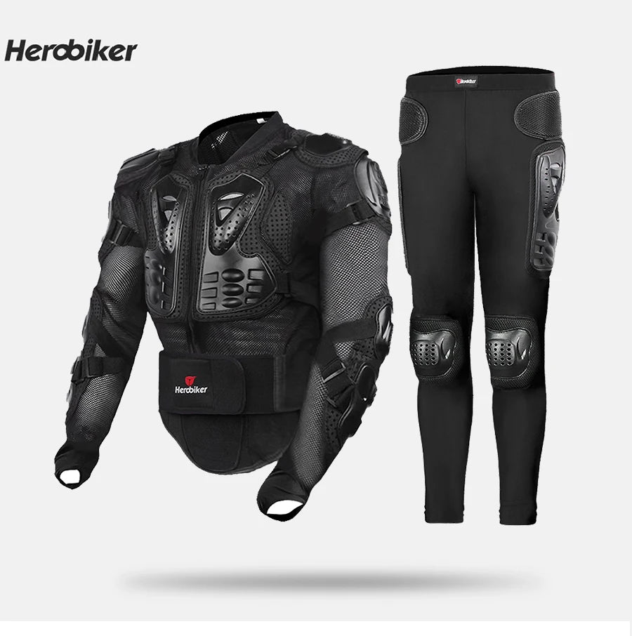 5XL Motorcycle Jackets Men's Full Body Armor Protection Jackets Motocross Enduro Racing Moto Protective Equipment Clothes