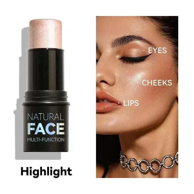 makeup-face-contouring-bronzer-stick-multifunctional-highlighter-brightening-silkworm-blusher-rouge-cream-modify-concealer-penkimlud-womens-fashion-34604700