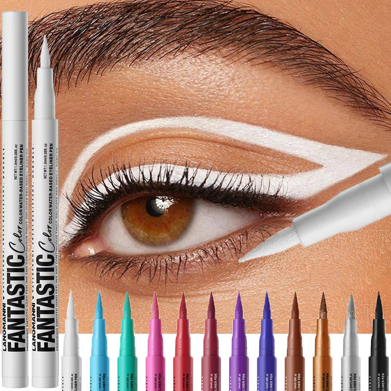 Liquid Eyeliner – Waterproof – Liquid – White | KIMLUD