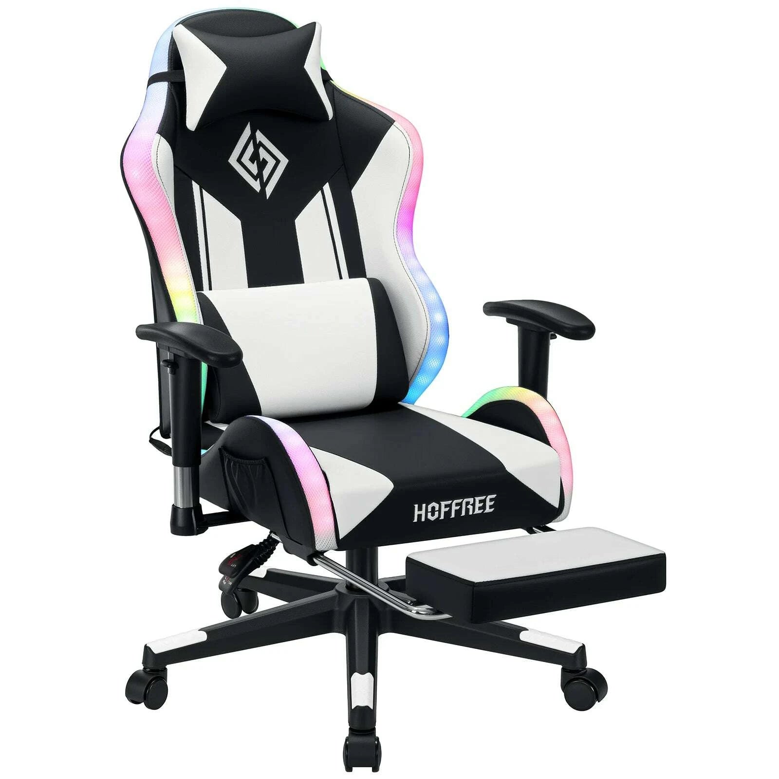 led-gaming-chair-for-children-8-15-years-adjustable-gamer-chair-with-led-lighting-footrest-lumbar-support-ergonomic-pc-chaikimludkimlud-35574733