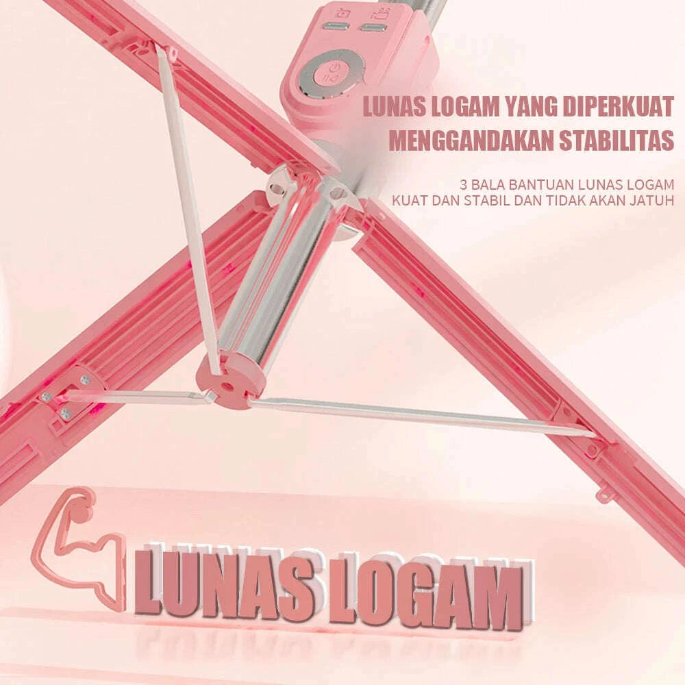 13m-portable-selfie-stick-retractable-tripod-phone-stand-with-dual-fill-lights-360°-rotating-photography-live-streaming-deviceskimludkimlud-35567376