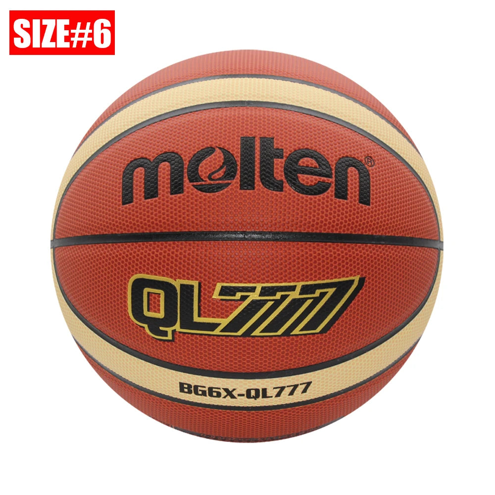 PU Basketball Official Size 7 6 5 — Orange | KIMLUD