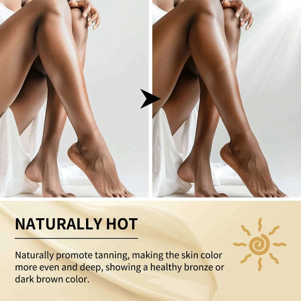 KIMLUD, AG Hot Tanning Cream long-lasting Promote Tanning Cream for Bronzers Skin Smooth Application Non Sticky For All Skin Types Care, KIMLUD Womens Clothes
