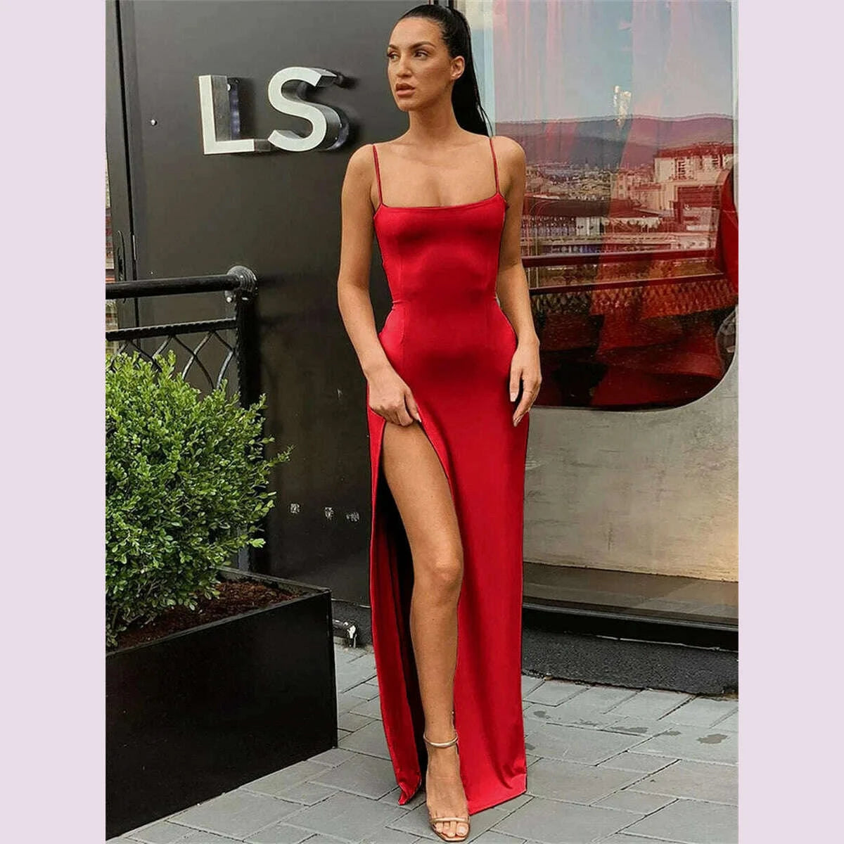 women-summer-sexy-bodycon-dress-lady-sexy-spaghetti-strap-sleeve-split-solid-color-sheath-dress-vestidos-kimlud-kimlud-33916848