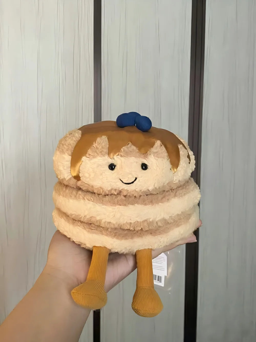 Fluffy Plush Bird Toy With Soft Furry Coat — Blue | KIMLUD