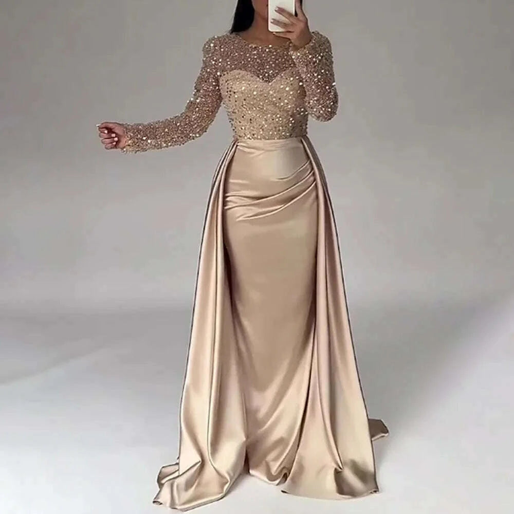 womens-luxurious-sequins-evening-dress-round-neck-ruched-tiered-bodycon-maxi-dress-for-female-prom-wedding-host-elegant-dresseskimlud-womens-fashion-34625065