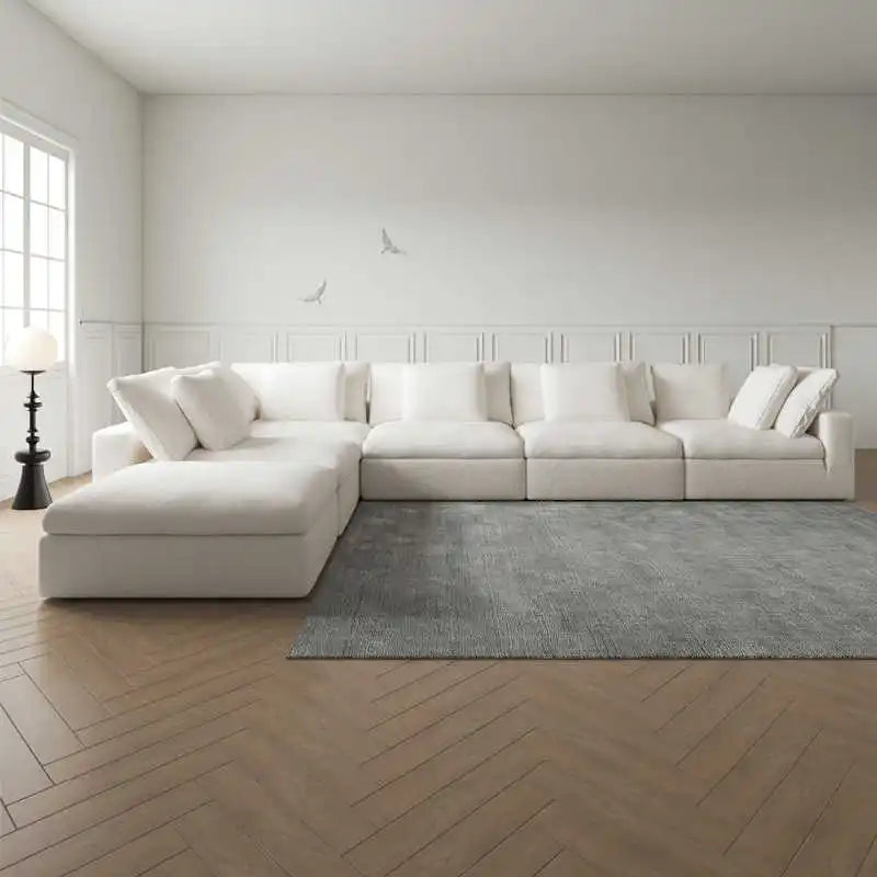Modern Luxury Living Room White Cloud Sofa New Design Modular Cloud Couch Sectional Sofa Bed For Home Furniture