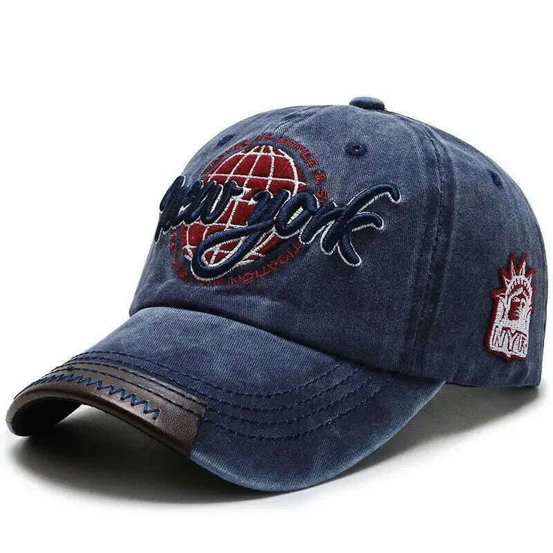 new-distressed-cotton-washed-baseball-cap-korean-outdoor-sunscreen-hat-casual-and-versatile-street-spring-and-autumn-sunhat-kimlud-kimlud-33921745