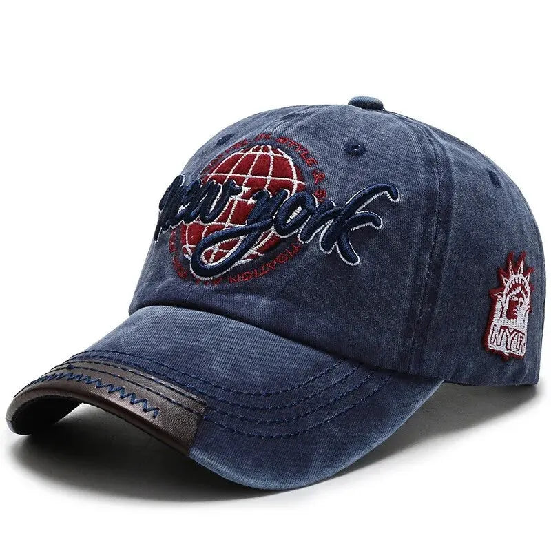 New Distressed Cotton Washed Baseball Cap Korean Outdoor Sunscreen Hat Casual And Versatile Street Spring And Autumn Sunhat