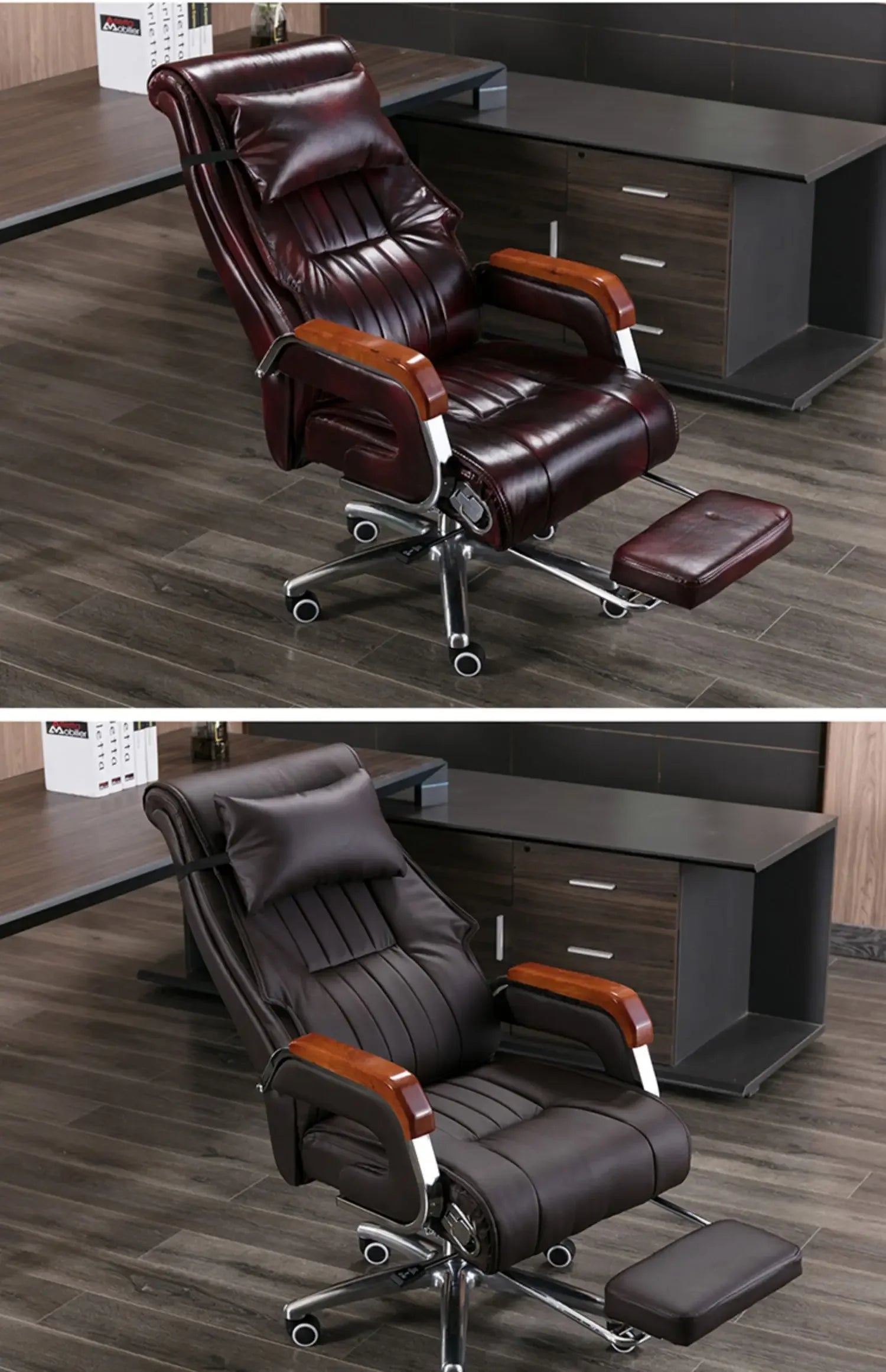 Office Chair – Massage Reclining High Back – Metal – N/A | KIMLUD