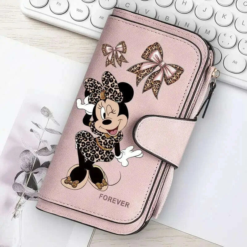 mickey-minnie-lady-long-zip-wallet-buckle-tote-bag-coin-purse-soft-pu-leather-multi-functional-card-holder-casual-dailykimludkimlud-35576084