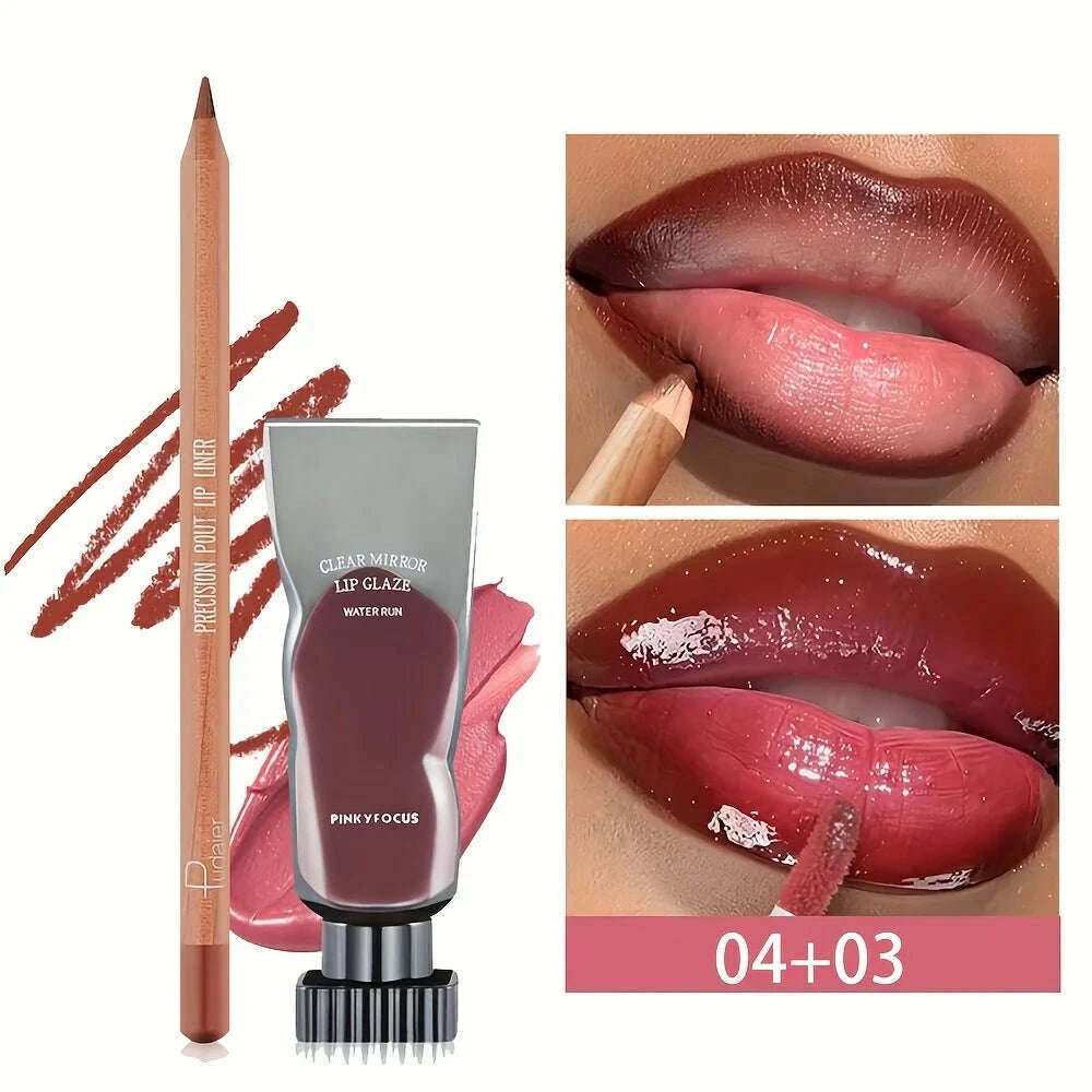 2pcs-set-of-moisturizing-and-moisturizing-lip-gloss-and-durable-waterproof-lipliner-set---high-color-lipstick-glossy-texturekimlud-womens-fashion-34605001