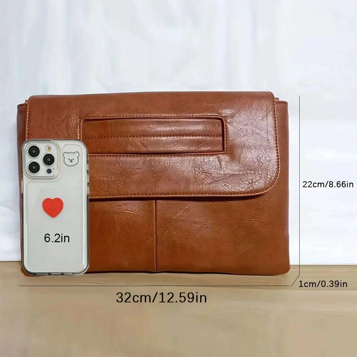 KIMLUD, Elegant retro-style handbag with wrist strap, large-capacity ladies' handbag, khaki zipper, perfect for parties and weddings. No, KIMLUD Womens Clothes