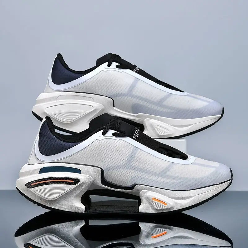 Running Shoes - High Elastic Support - Fabric Upper | KIMLUD