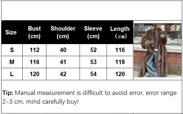 Winter Warm Thick Women Faux Fur Coats Luxury Oversized Long Coats Fleece Overcoat 2025 New Female Elegant Street Outerwear