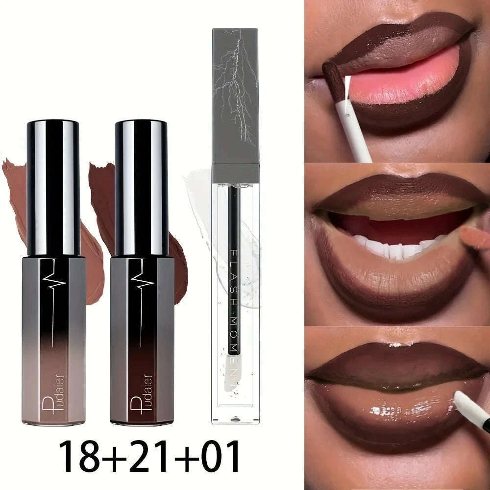 3pcs-long-lasting-matte-lip-gloss-and-lip-oil-set---waterproof-non-stick-cup-velvet-finish-valentines-day-giftskimlud-womens-fashion-34604572