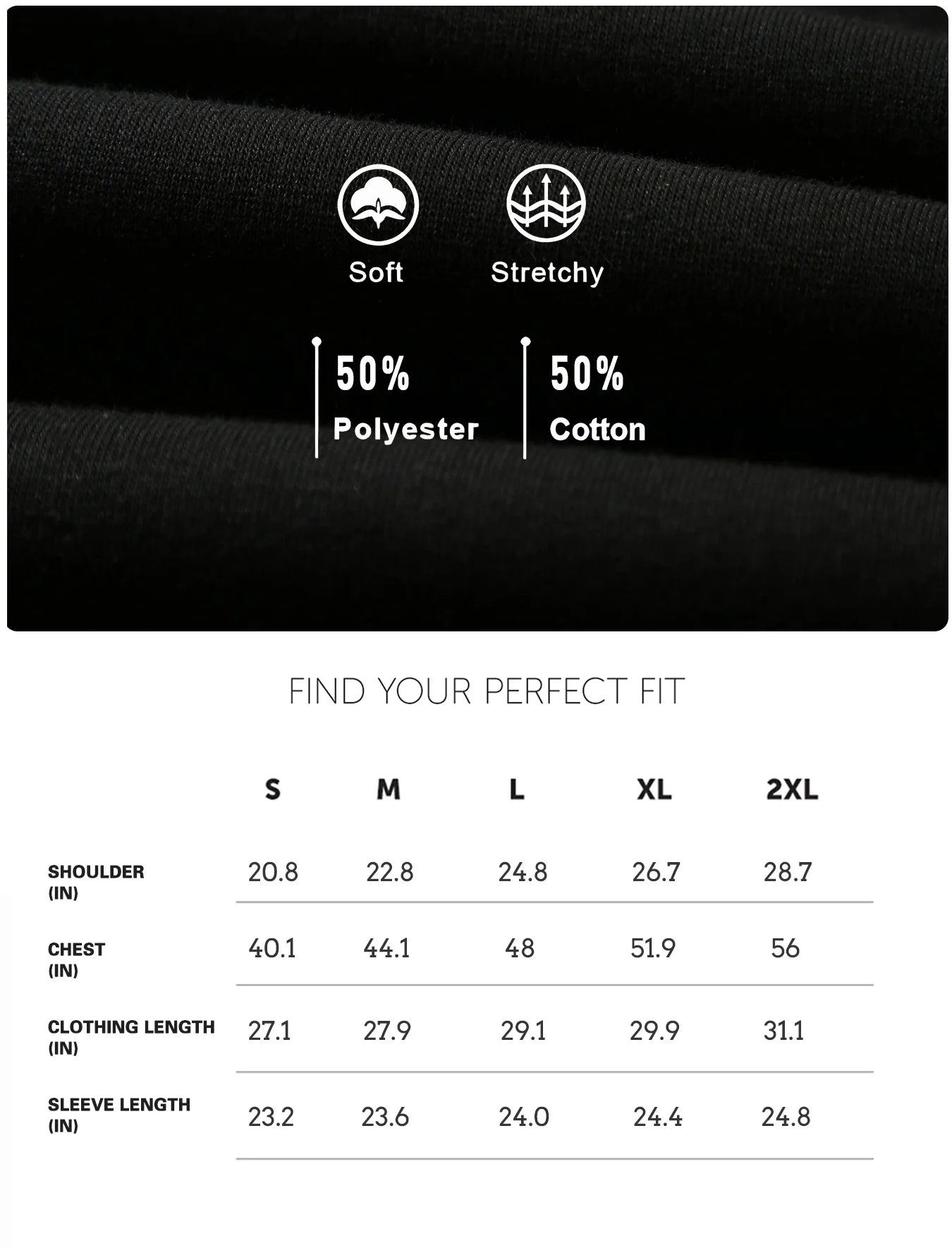 Knit Heavyweight Hoodie With Drawstrings — Black | KIMLUD
