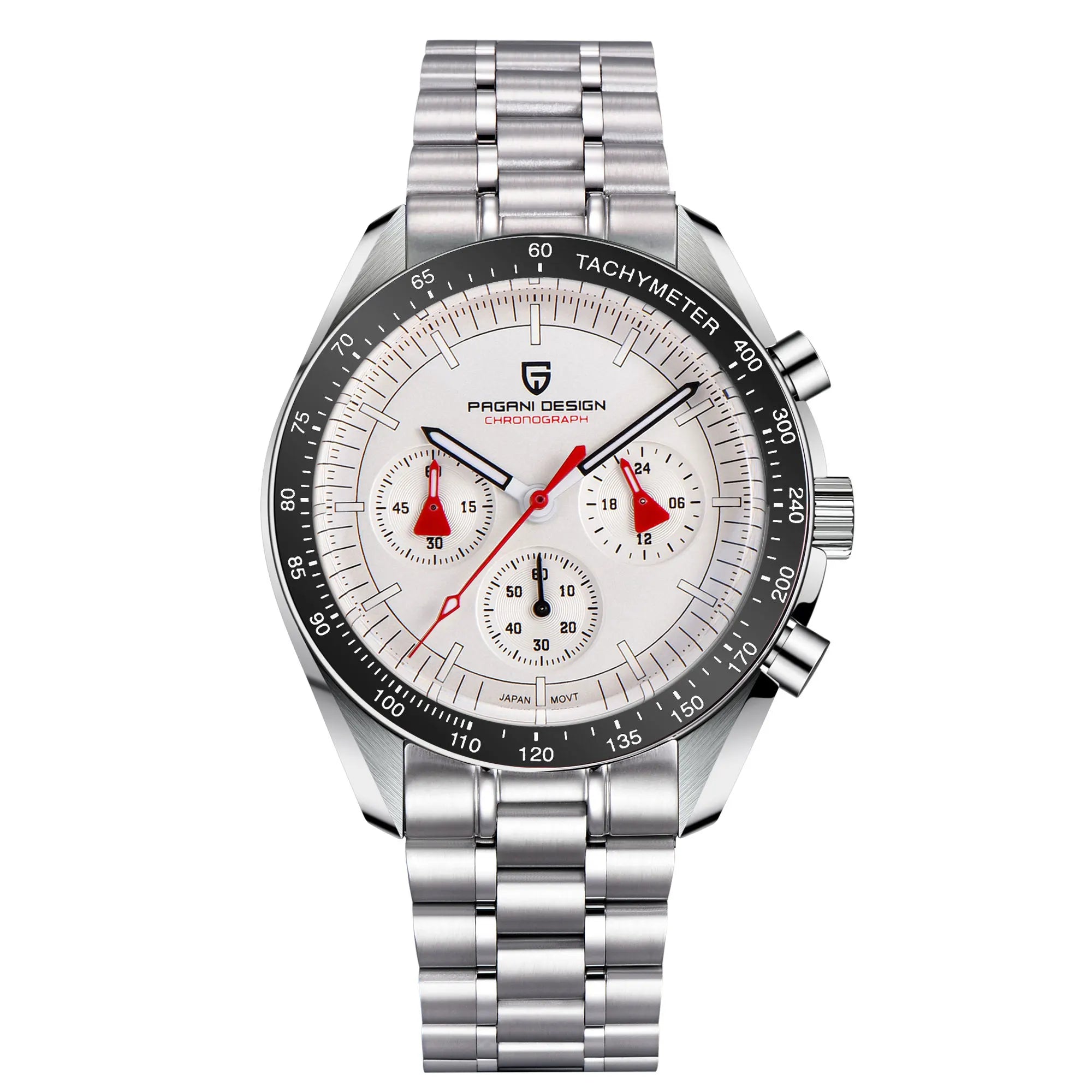 PAGANI DESIGN New Men's Watches Luxury Quartz Sapphire Bezel moon Watch For Men Sport Chronograph Waterproof Wristwatch 2024