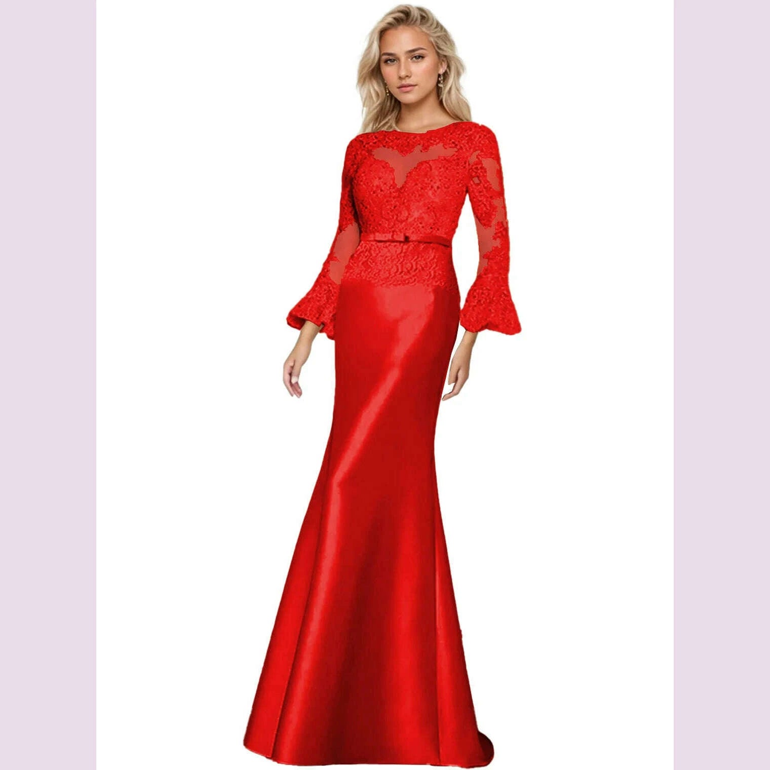 elegant-sheath-wedding-guest-dress-scoop-neck-long-sleeve-satin-lace-beading-applique-sweep-train-prom-gown-2025-free-customized-kimlud-kimlud-33921703