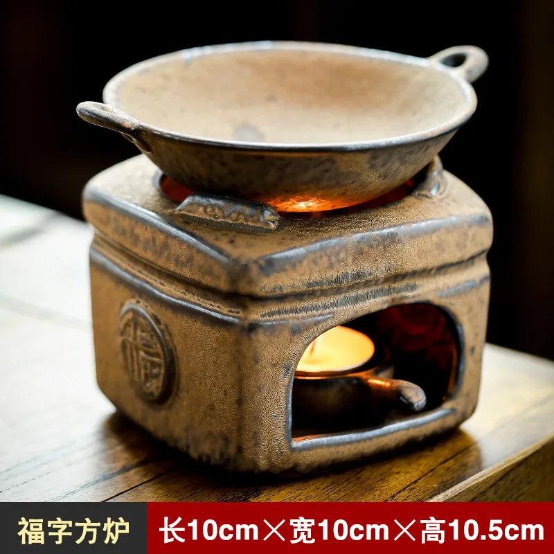 KIMLUD, Home use candle warming tea waking tea deodorizing tea leaves fragrance warming tea heating insulation tea ceremony tea brewing, KIMLUD Womens Clothes