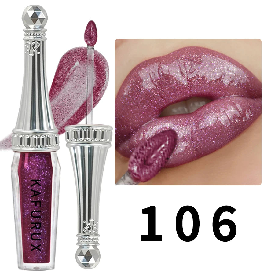 Glitter Liquid Lipstick Long-Lasting Moisturizing Formula — Multicolor | KIMLUD