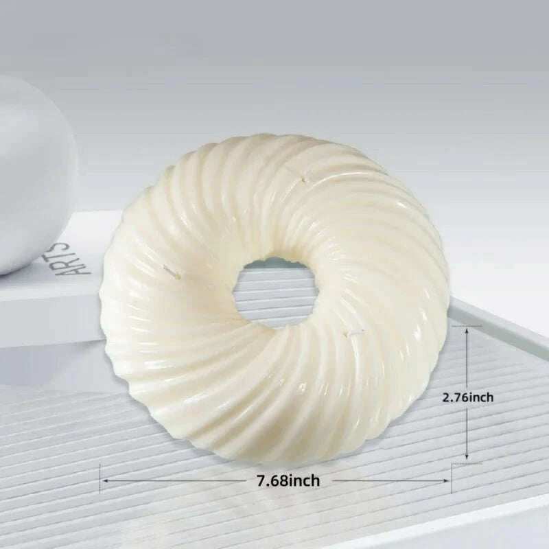 KIMLUD, Aromatherapy candles, large pillar ribbed decorative candles, soy wax, suitable for gifts, room shelves, home ribbed decoration, KIMLUD Womens Clothes