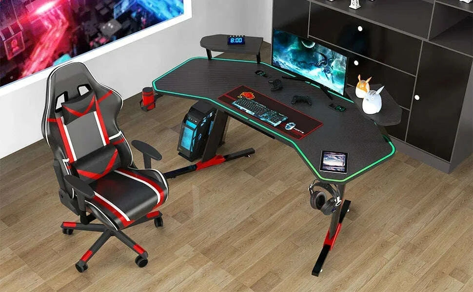 a-new-arrival-160cm-carbon-fiber-large-desktop-gaming-desk-with-headphone-hook-and-cup-holder-black-big-gaming-tablekimludkimlud-35572269