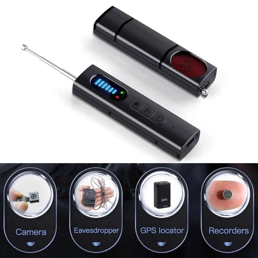 KIMLUD, Wireless Camera Detectors 25H Working Time Listening Devices Finder Electronic Sweeper for Travel Hotel Car for Office Bathroom, KIMLUD Womens Clothes