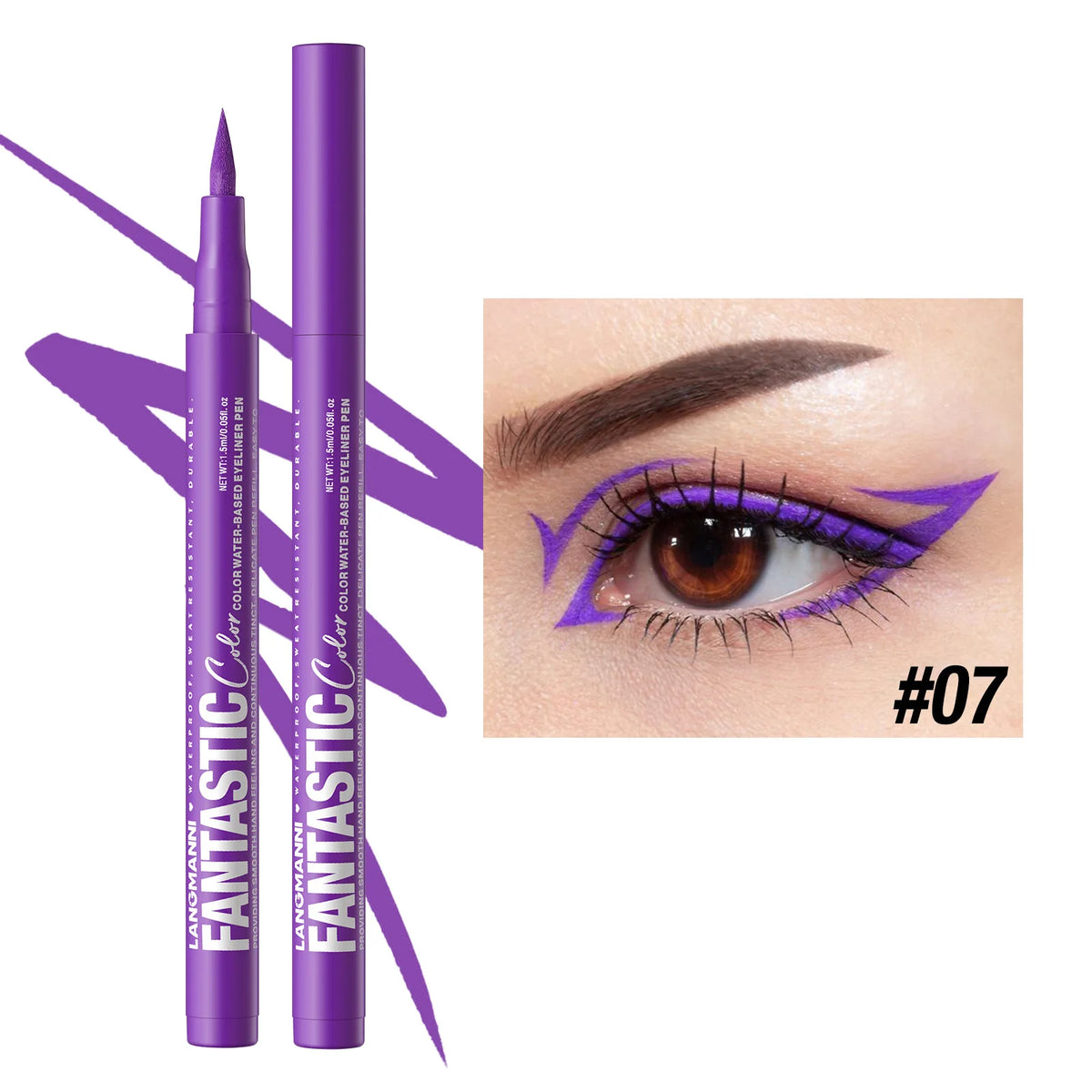 Liquid Eyeliner – Waterproof – Liquid – White | KIMLUD