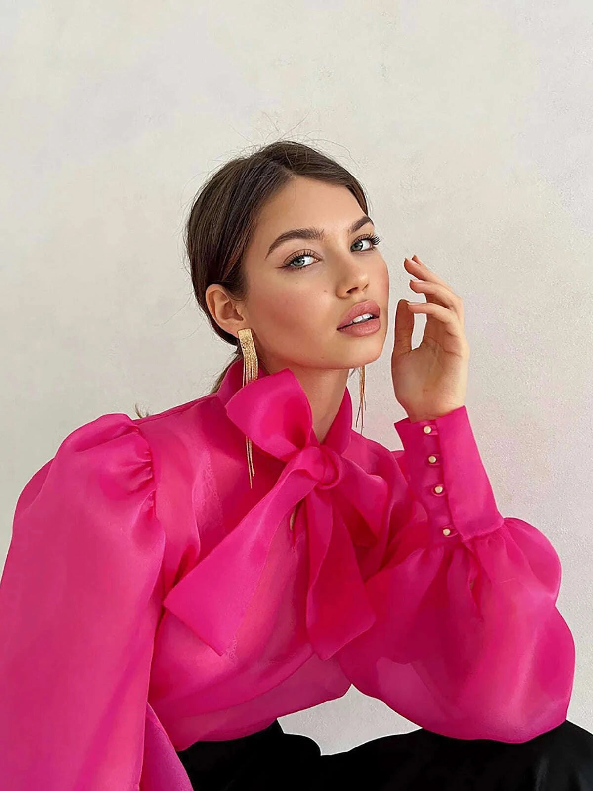 womens-see-through-chiffon-fashion-shirt-lace-up-bow-neck-puff-long-sleeve-loose-autumn-streetwear-elegant-office-ladies-blousekimludkimlud-35558715